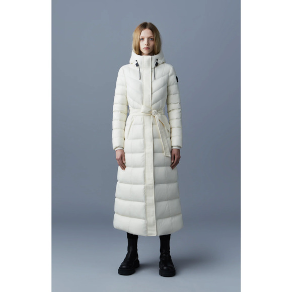 Mackage CALINA Lustrous down maxi coat Cream S